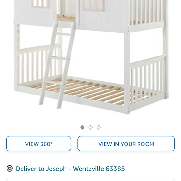 Cottage/Farmhouse bunk bed loft bed (Perfect condition) - Picture 15 of 16